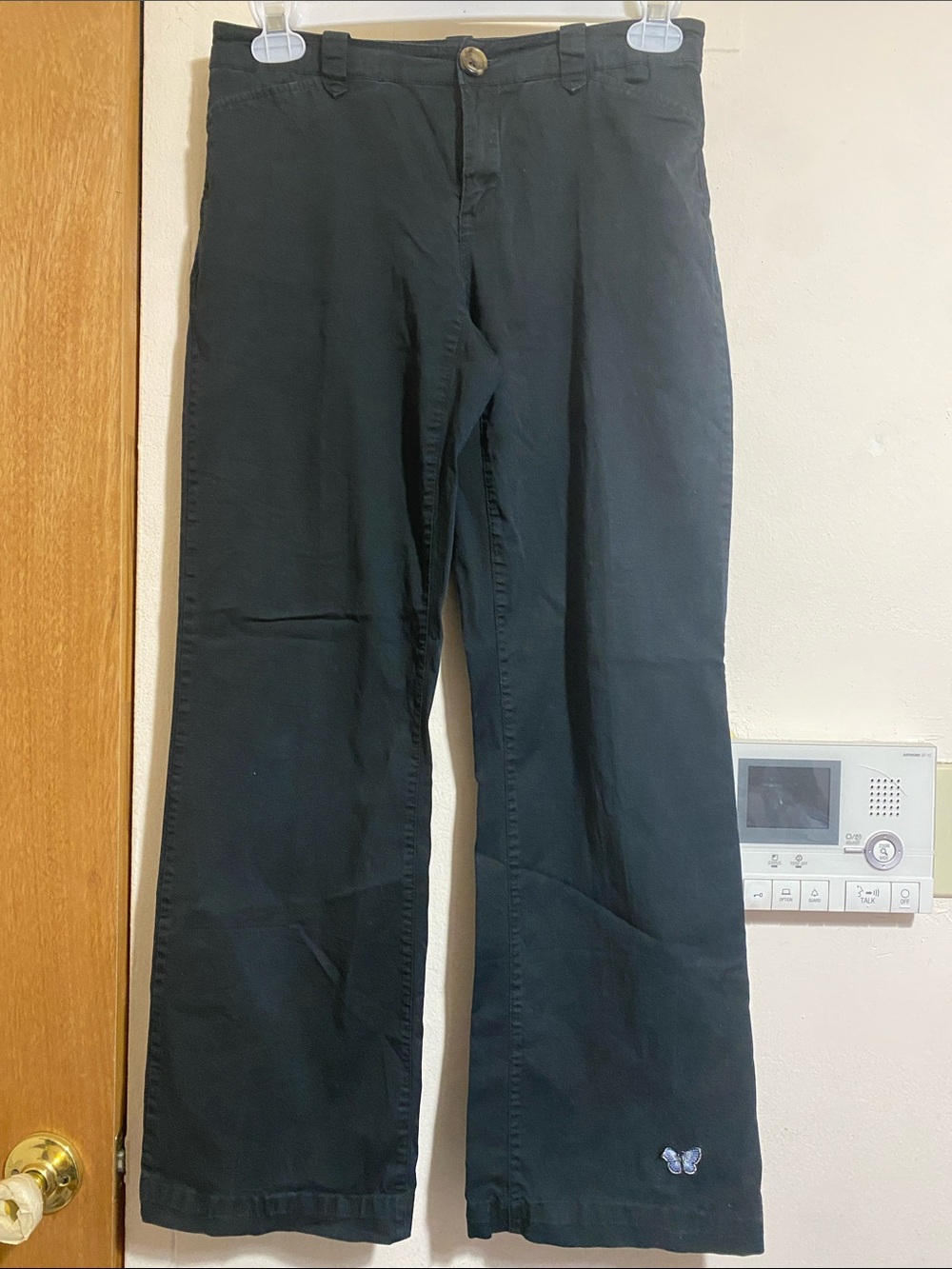 Liz Claiborne Black Wide Leg Pants with Subtle Hem 🦋 Open to Offers!